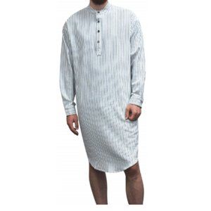 Lee Valley Men's Irish Cotton Flannel Nightshirt M